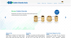Desktop Screenshot of cable-glands-asia.com